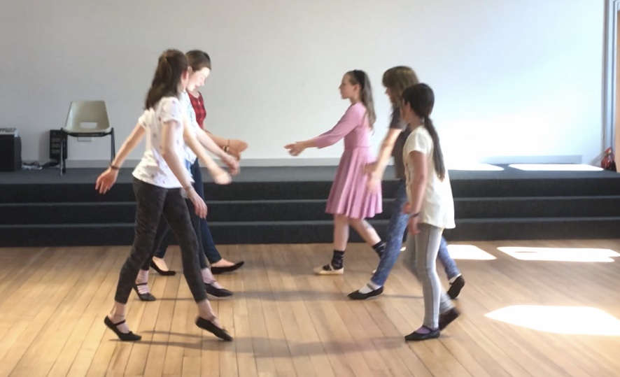 Youngsters dancing